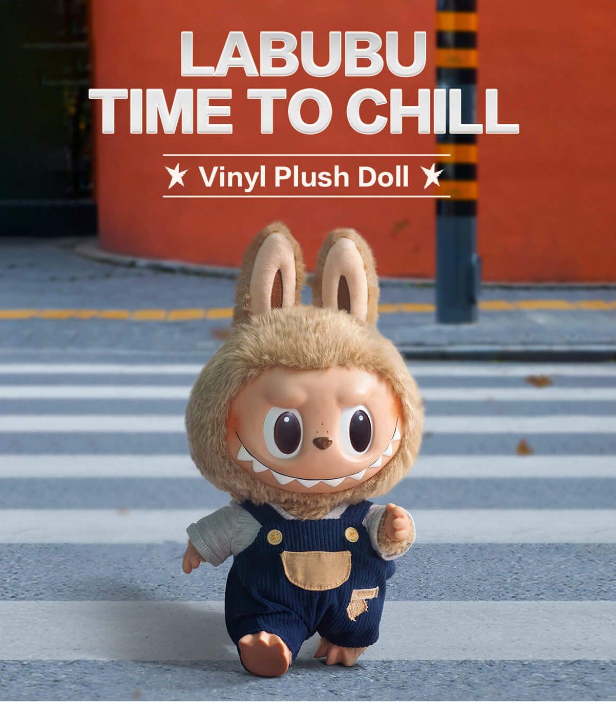 LABUBU Time to chill-Vinyl Plush Doll
