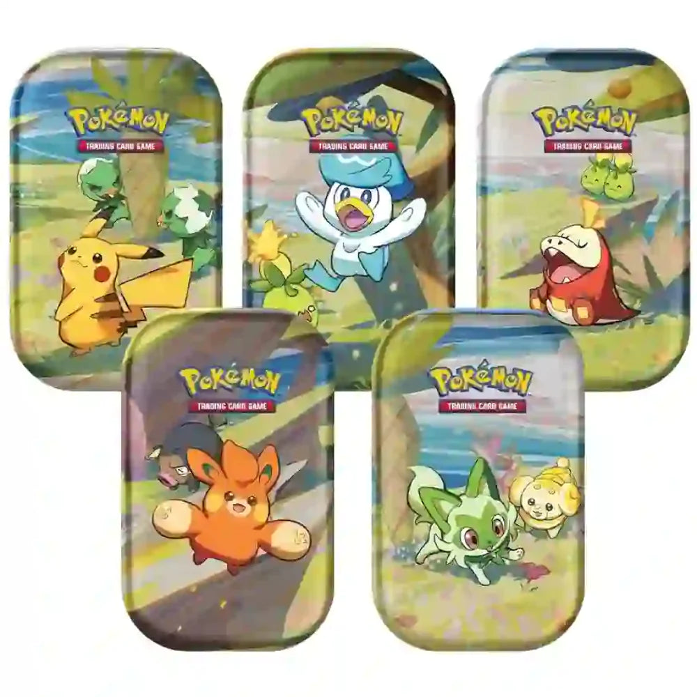 POKÉMON TCG SCARLET & VIOLET PALDEA FRIENDS MINI TINS - DISPLAY OF 10 TINS