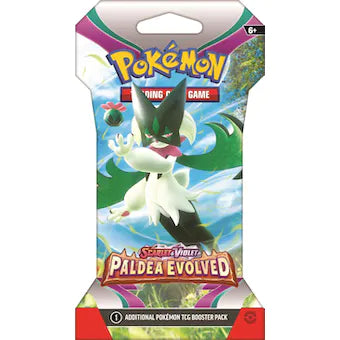 Pokemon Scarlet & Violet: Paldea Evolved Sleeved Booster