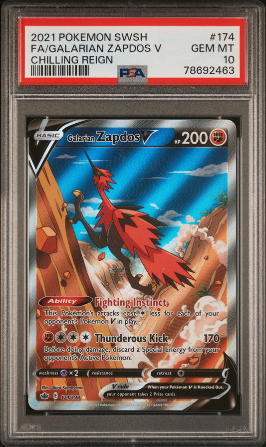 PSA 10 Galatians Zapdos Alt Art