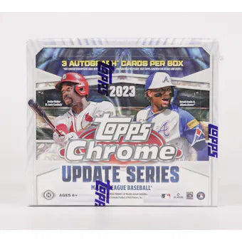 2023 Topps Chrome Update Series Baseball Hobby Jumbo Booster Pack