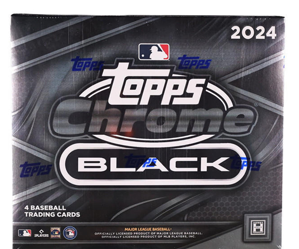 2024 TOPPS CHROME BLACK BASEBALL HOBBY BOX