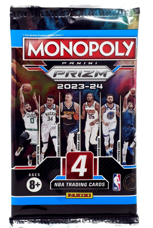 Panini NBA Monopoly 2023-24 Prizm Basketball Trading Card Booster Pack