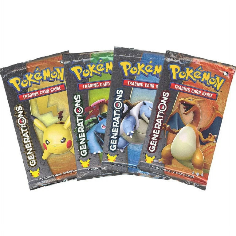 Pokemon Generations Booster Packs- Art Set 4 Packs