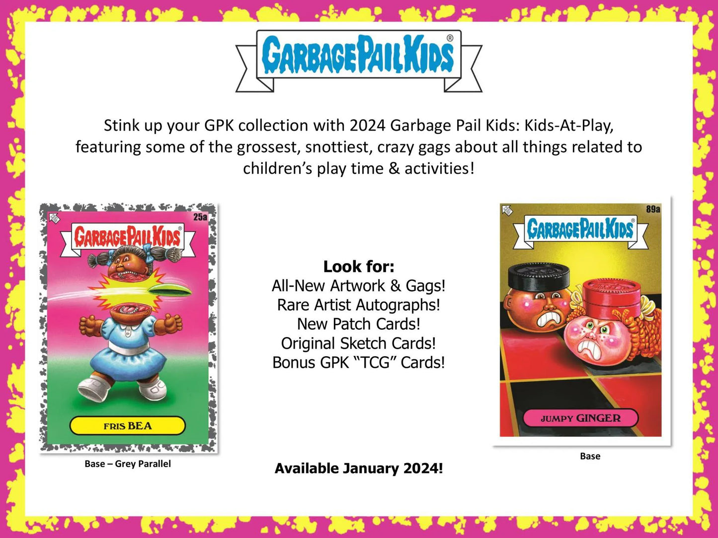 Garbage Pail Kids Series 1: Kids-At-Play Collector Hobby Pack (Topps 2024)