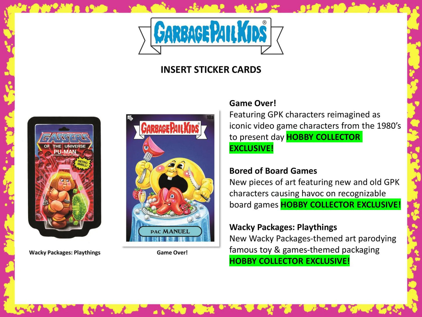 Garbage Pail Kids Series 1: Kids-At-Play Collector Hobby Pack (Topps 2024)