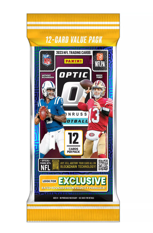 2023 Panini Donruss Optic Football Trading Cards Fat Pack