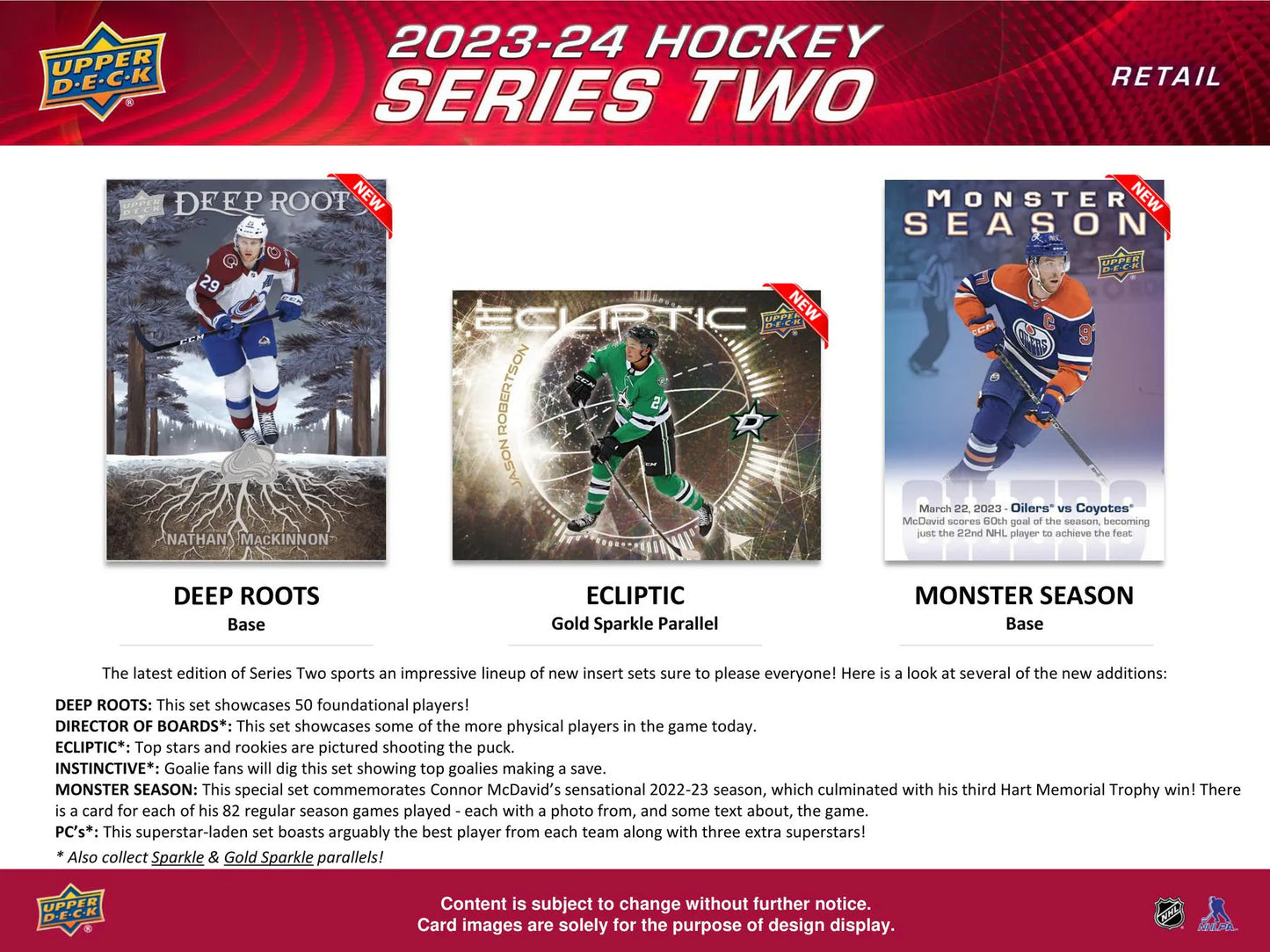 2023/24 Upper Deck Series 2 Hockey 4-Pack Blaster Box