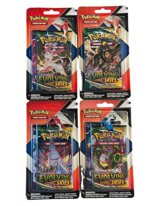 Evolving Skies Pack Art - Checklane 2-Pack Pin Blister- Evolving Skies & Chillign Reign