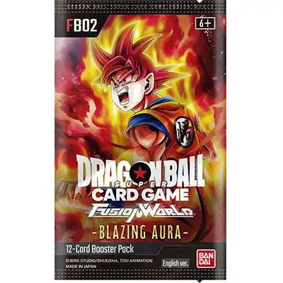 Dragon Ball Super Trading Card Game Fusion World 02 Blazing Aura Blister Pack FB02