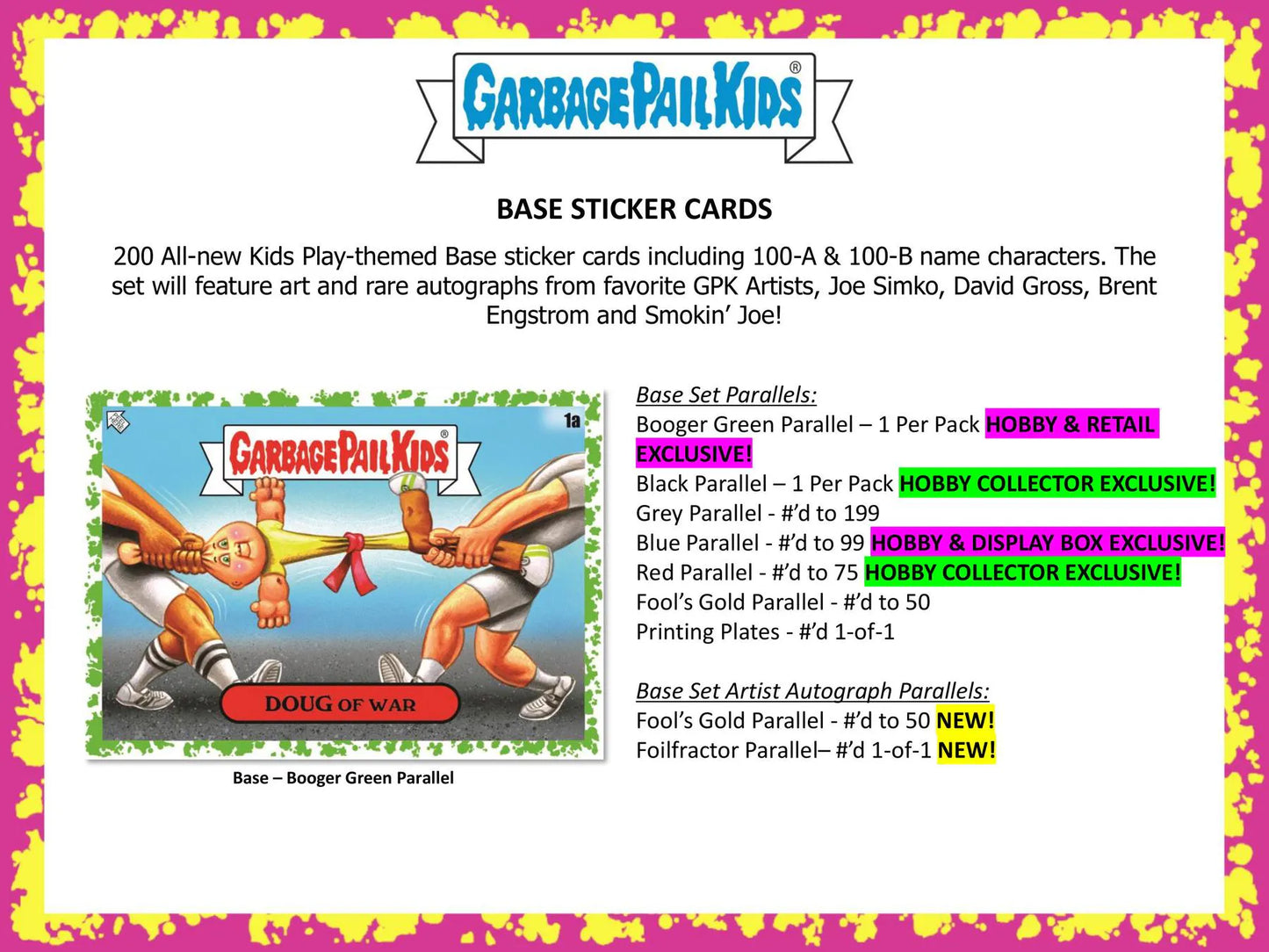 Garbage Pail Kids Series 1: Kids-At-Play Collector Hobby Pack (Topps 2024)