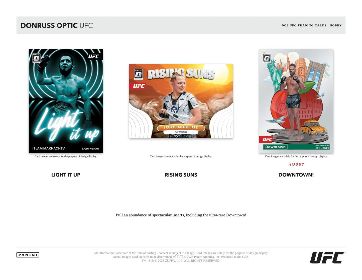 2023 Panini Donruss Optic UFC Hobby Pack