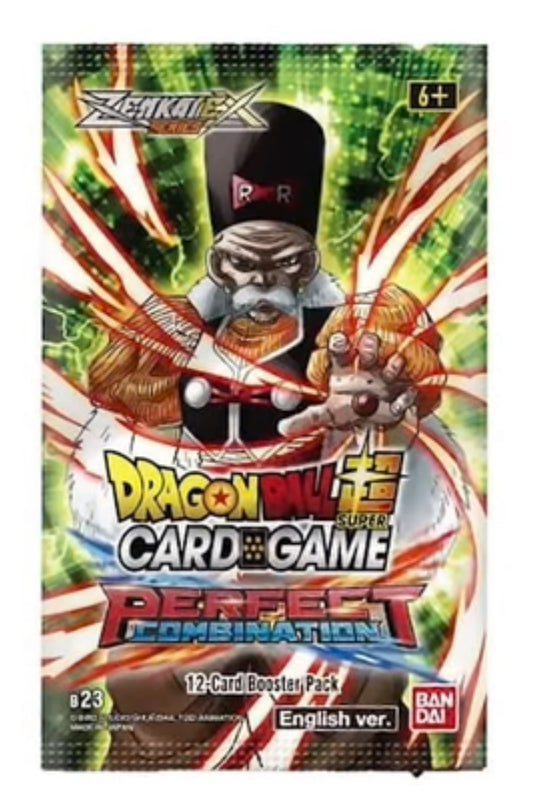 DRAGON BALL SUPER CARD GAME PERFECT COMBINATION BOOSTER PACK