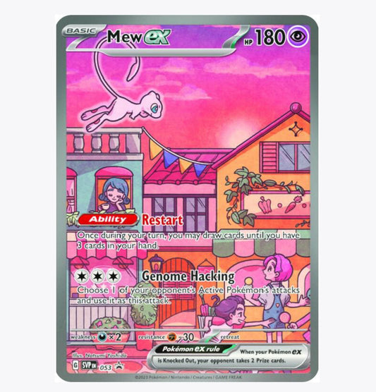 Mew ex - 053 - SV: Scarlet & Violet Promo Cards (SVP)- Factory Sealed