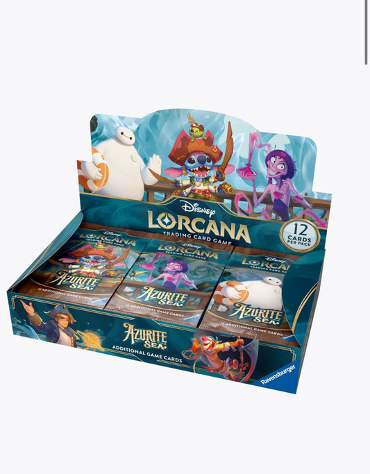 Disney Lorcana: Azurite Sea Booster Box - Azurite Sea