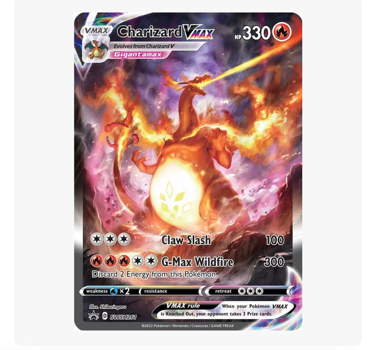 Charizard VMAX - SWSH261 - SWSH: Sword & Shield Promo Cards (SWSD)