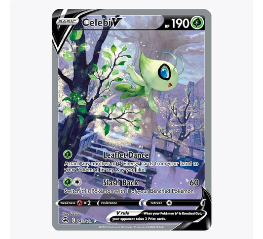 Celebi V (Alternate Full Art) - SWSH08: Fusion Strike (SWSH08)