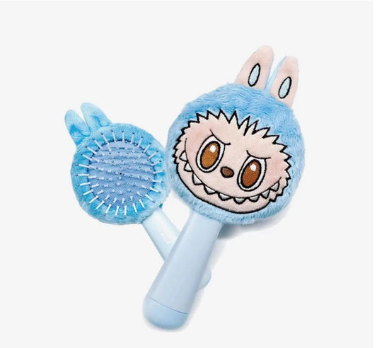 POP MART “THE MONSTERS” LABUBU Lazy Yoga Plush Hair Brush