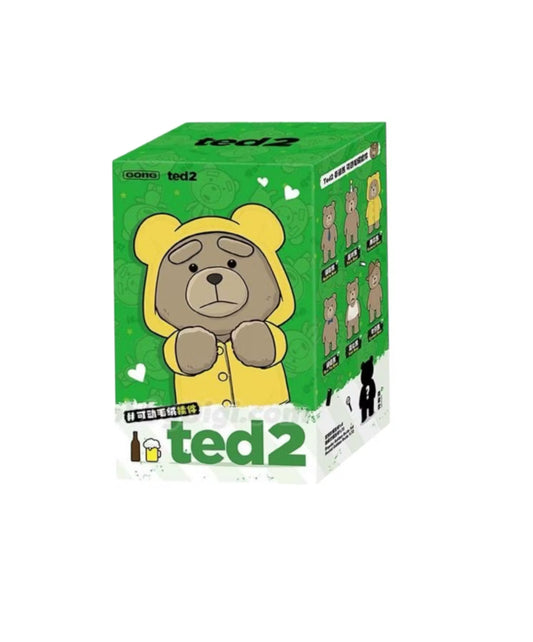 Pop Mart Pop Mart Ted 2 Teddy Bear Action Plush Pendant Series Single Blind Box