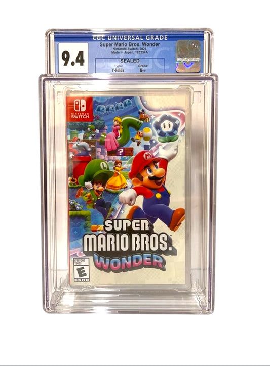 Super Mario Bros. Wonder Nintendo Switch Sealed New 1st Print CGC 9.4 A++ Graded