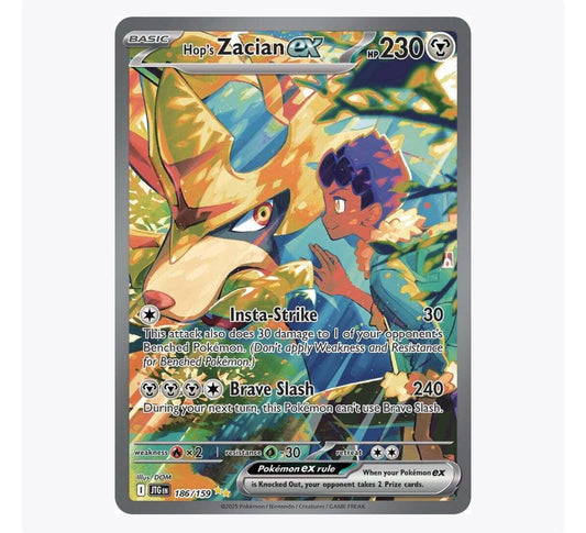 Hop's Zacian ex - 186/159 - SV09: Journey Together