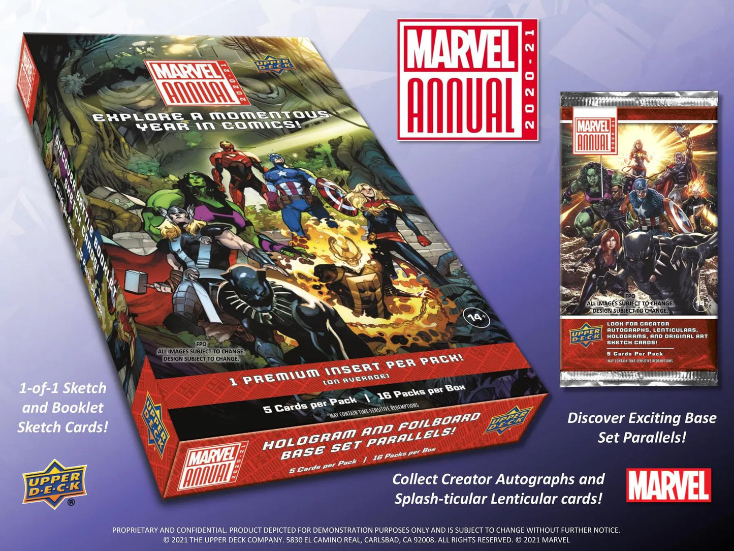 Marvel Annual Hobby Booster Pack (Upper Deck 2020/21)