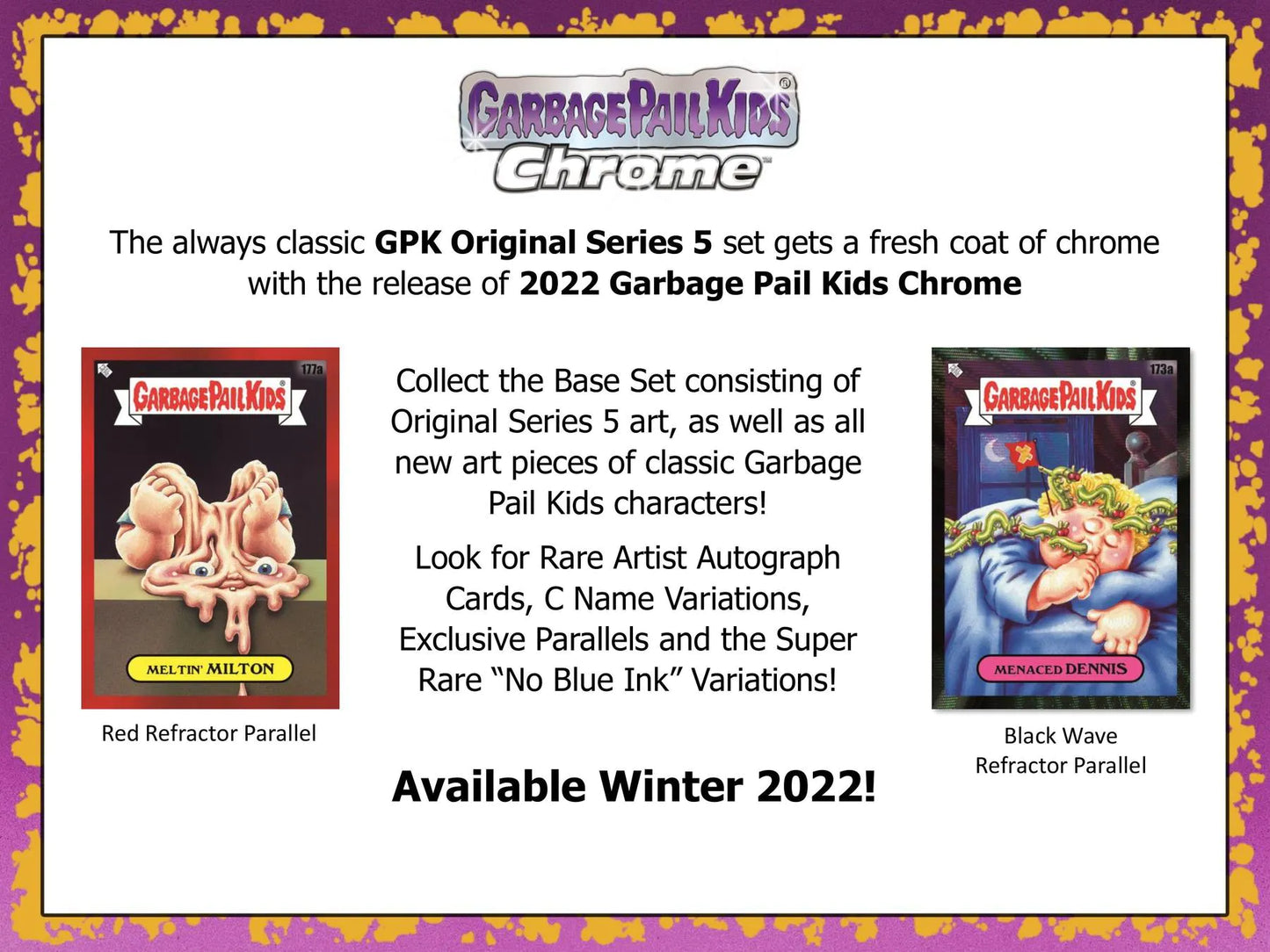 Garbage Pail Kids Chrome Series 5 Hobby Booster Pack (Topps 2022)