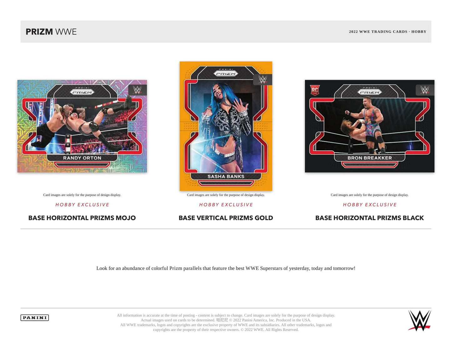 2022 Panini Prizm WWE Wrestling Hobby Box (Debut Edition)