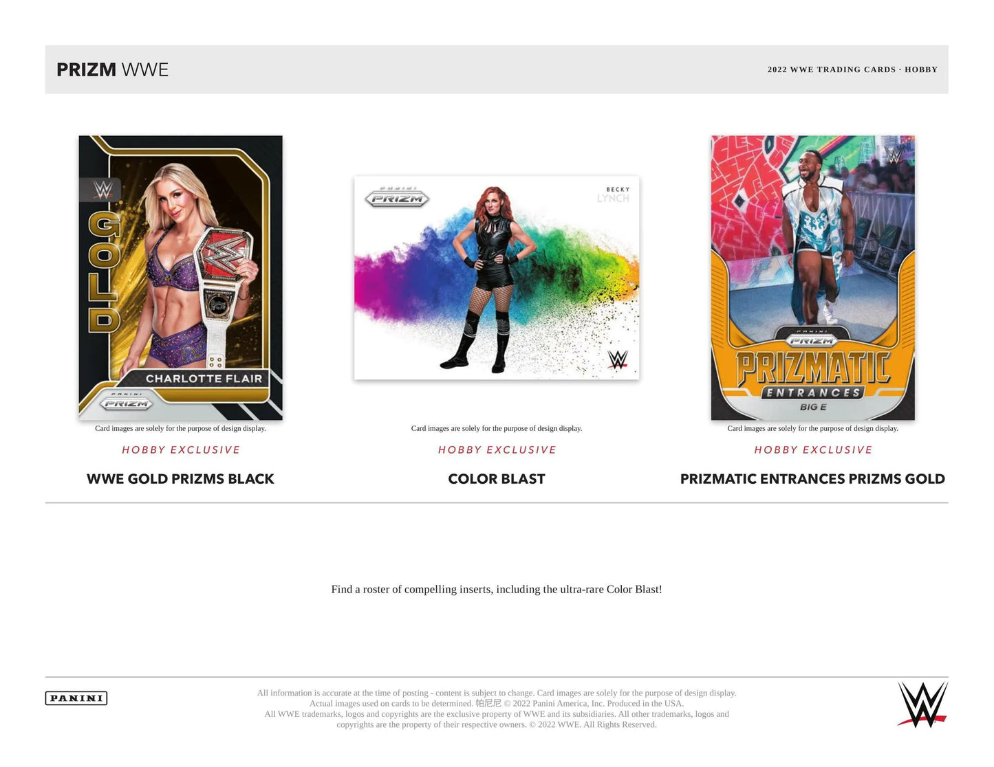 2022 Panini Prizm WWE Wrestling Hobby Box (Debut Edition)