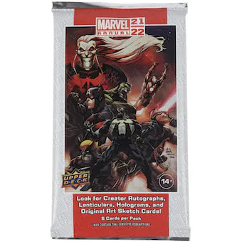 21-22 Upper Deck Marvel Annual Booster Pack- HOBBY