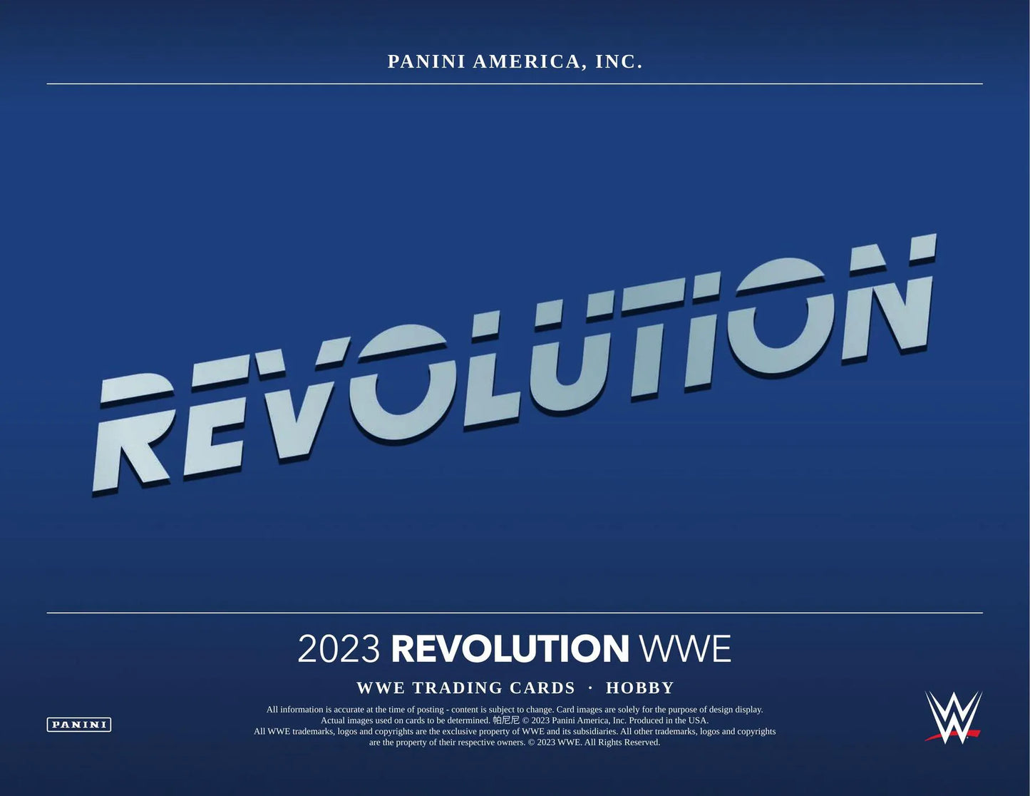 2023 Panini Revolution WWE Wrestling Booster Pack (Hobby Box)