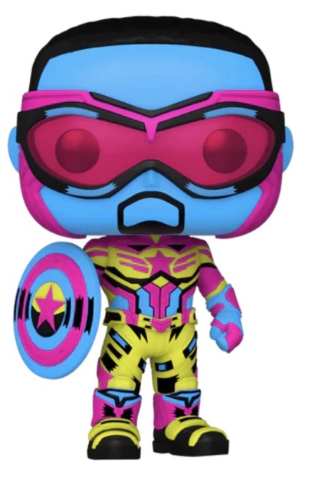 Funko POP! Blacklight The Falcom Winter Soldier Captain America