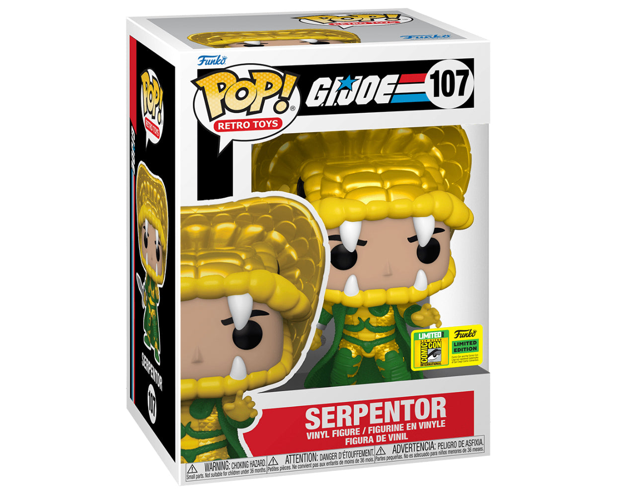 SDCC Serpentor Funko Pop