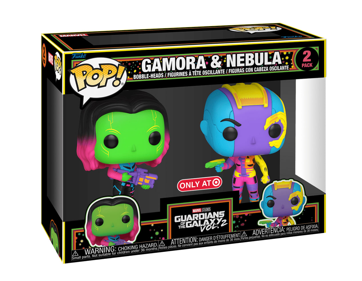 Funko POP! Blacklight - Gamora & Nebula