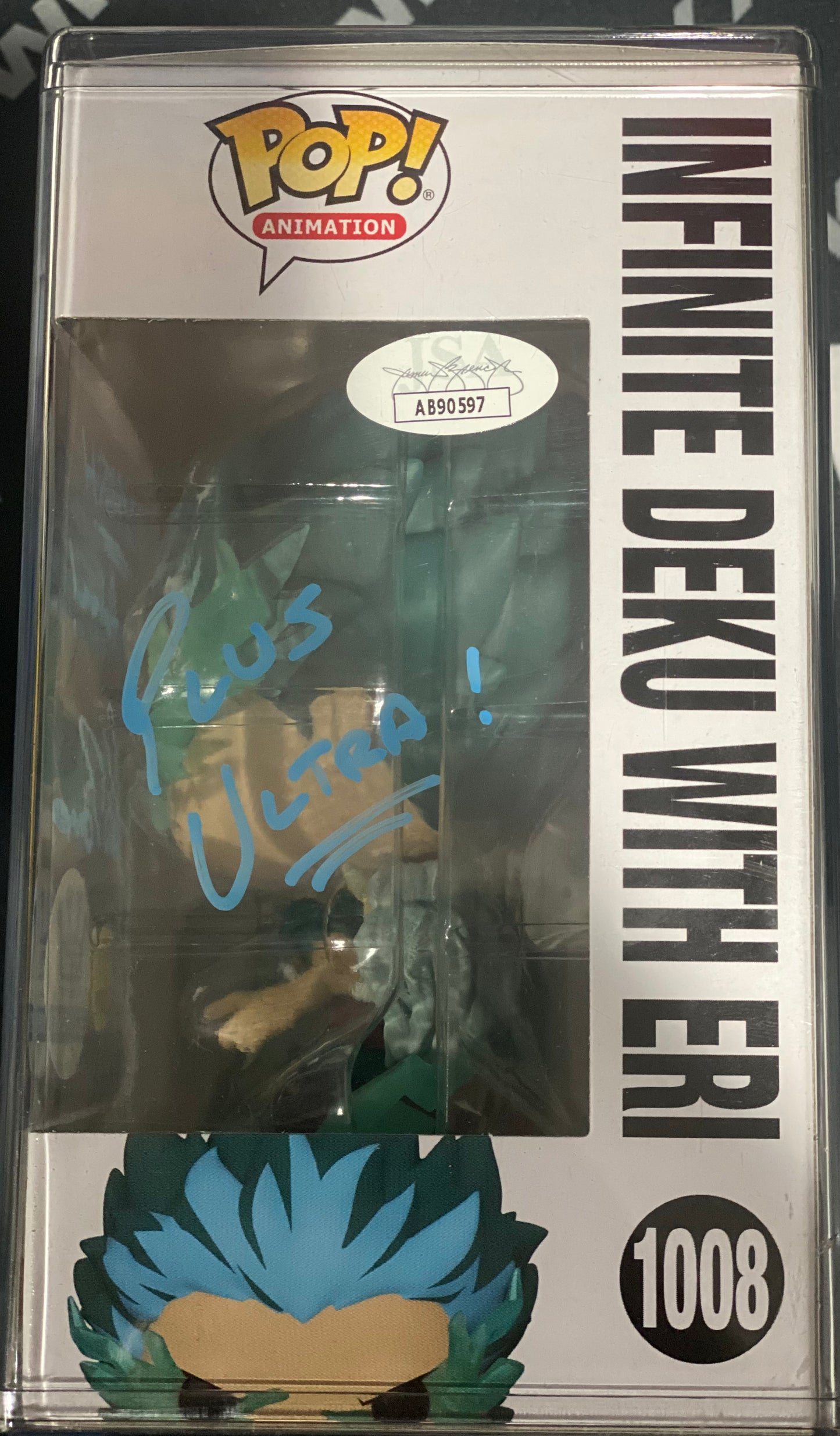 Funko Pop Infinite Deku With Eri Signed by English Voice Actor