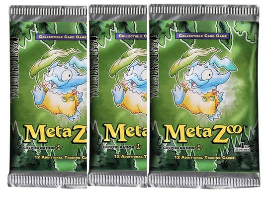 3- Metazoo Wilderness 1st ed booster packs