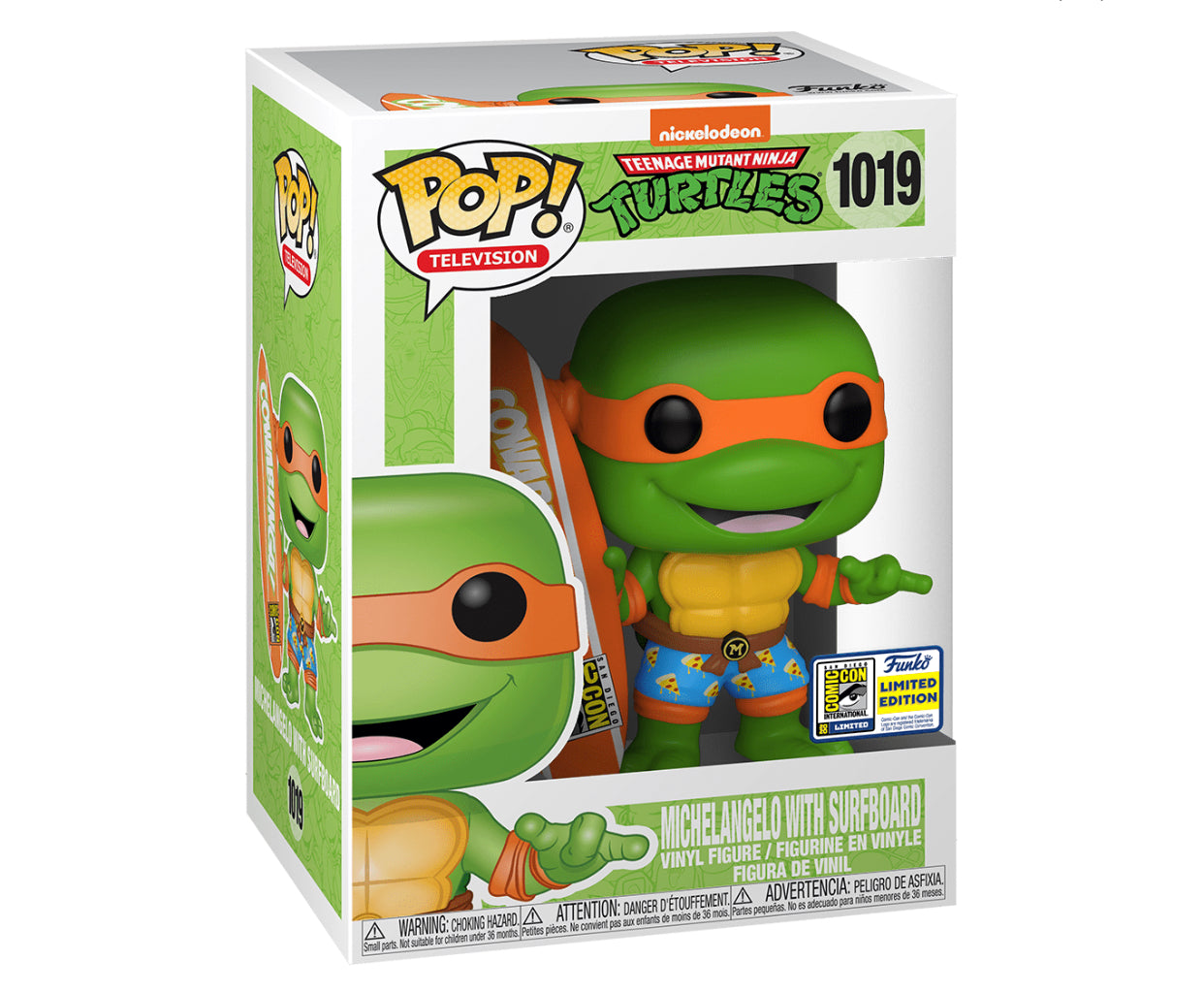 Funko Pop Michelangelo SDCC sticker