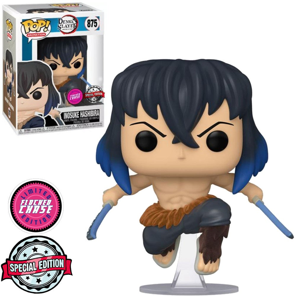 Funko Pop Inosuke Hashibira Chase Flocked