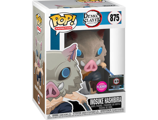 Funko Pop Inosuke Hashibira Flocked