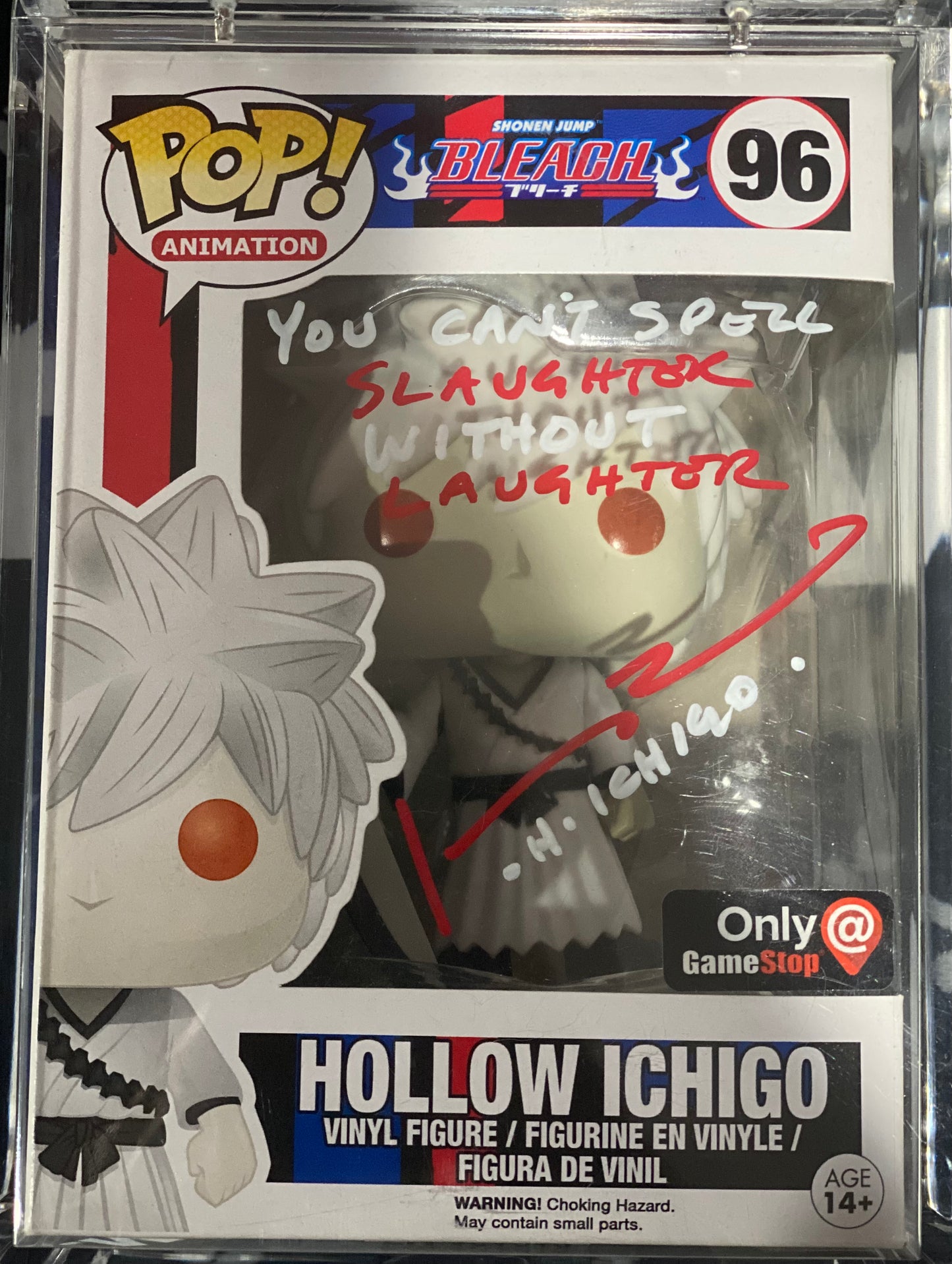 Funko Pop Hollow Ichigo Signed By English Voice Actor